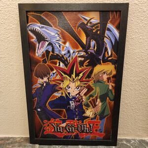 Poster - Yu-Gi-Oh! Collage, 12 x 18 inch Gel-Coated Framed Poster (NEW)